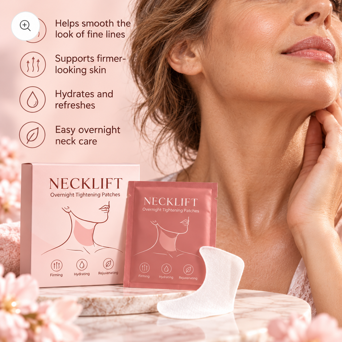 NeckLift Overnight Tightening Patches